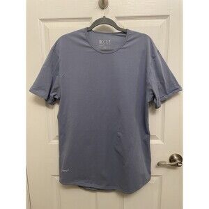 BYLT Premium Basics Drop Cut S/S Lux Men's Blue Short Sleeve Shirt Size Large